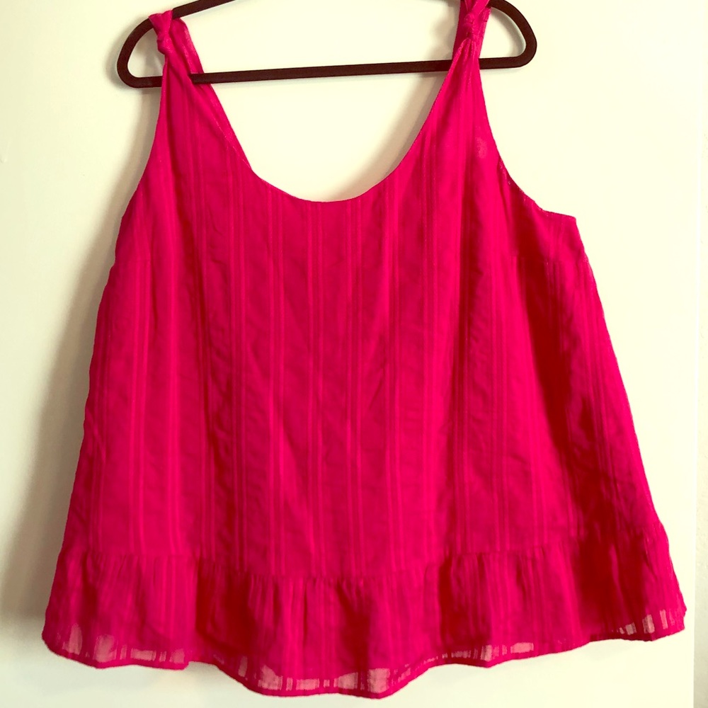 Pink Adjustable Strap Top